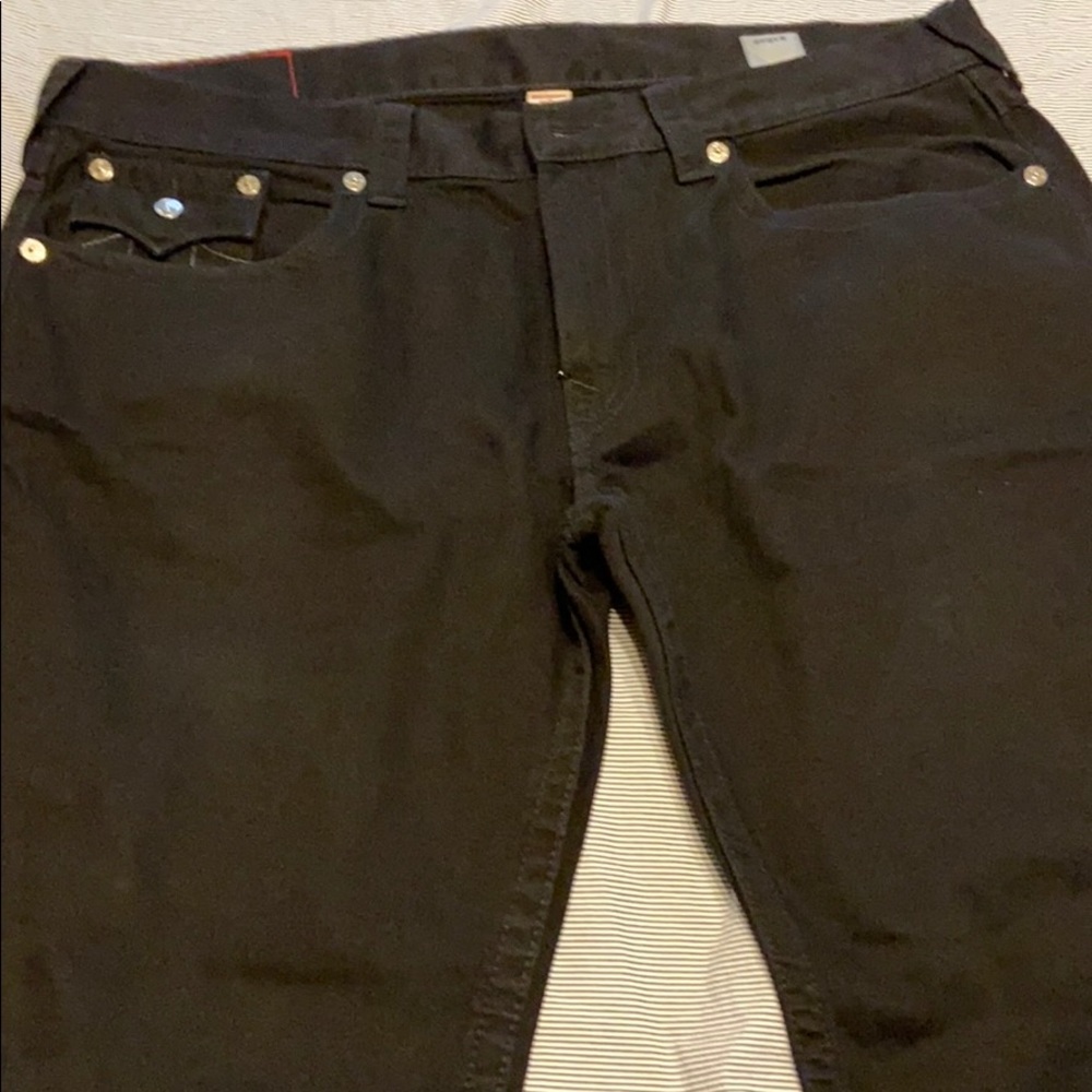 True religion all black jeans
